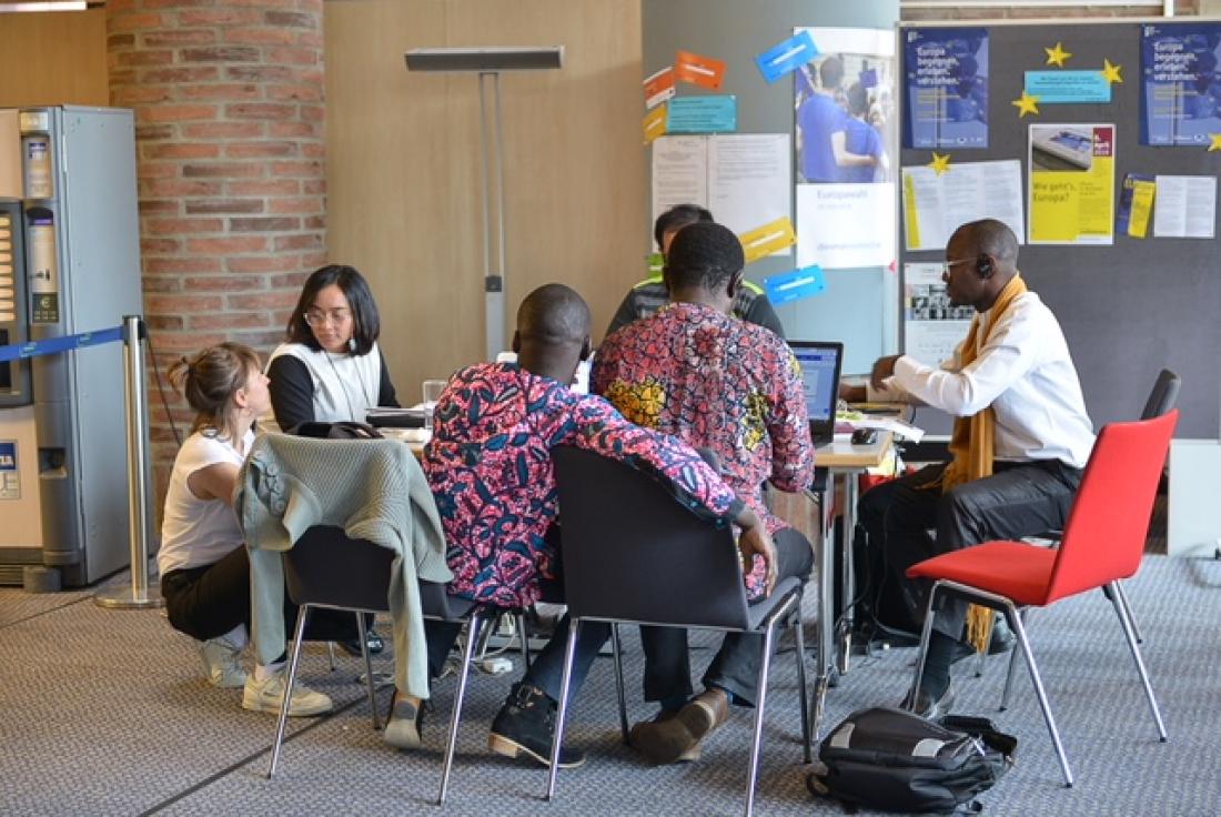 Durch die Unterstützung des Goethe-Instituts konnten Teilnehmer*innen aus Indonesien, Brasilien, Südafrika, Tansania, Côte d'Ivoire und dem Senegal anreisen.