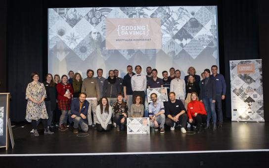 Gewinner*innen bei Coding da Vinci Westfalen-Ruhrgebiet 2019