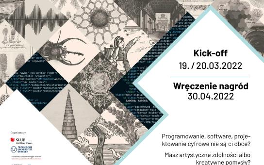 Plakat für Coding da Vinci Ost³ 2022 (polnisch)
